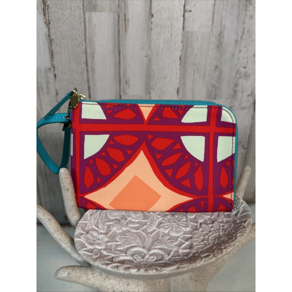 Fossil NWT Raspberry Keyper Wallet Wristlet - Picture 3 of 8